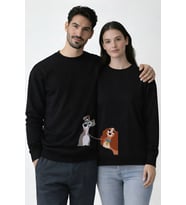 TRAMP & LADY KOMBİN SWEATSHİRT (Siyah)