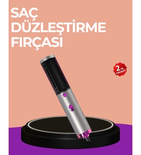Hacim Veren ve Saç Elektriklenmesini Önleyen Sıcak Hava Fırçası