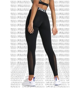 Nike Pro Tigh Fit Full Length Leggings Toparlayıcı Tam Boy Siyah Tayt