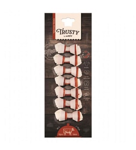 19046499 M-PETS TRUSTY BEEF DÜĞÜMLÜ KEMİK 7Lİ 84GR/6,4CM