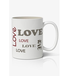 Love Baskılı Kupa Bardak Kahve Kupa Bardak