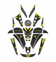 Yamaha Mt25 2020 - 2024 Uyumlu Full Tank Pad Set 009