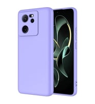 Coverzone Xiaomi Mi 13T ?le Uyumlu K?l?f Z-Mara Lansman Vieri Tam Koruma Arka Kapak Kamera Koruma �?k?nt?l? P�r�zs�z Y�zey Lila