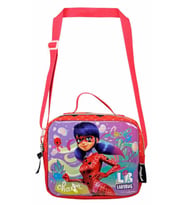 Miraculous Ladybug Kırmızı-Mor Beslenme Çantası