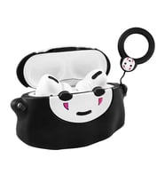 BİPOWER Airpods Pro Kılıf Hayalet (Siyah - Beyaz)