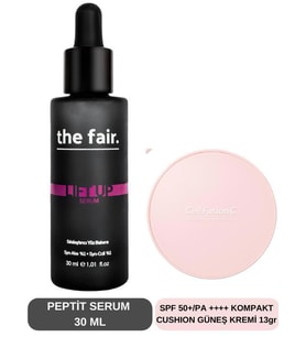 the fair. Yaşlanma Karşıtı Peptit Serum Ve Kompakt Güneş Kremi Set 