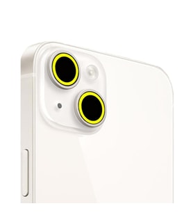 Binano Iphone 13/13 Mini Fosforlu Sarı Kamera Koruyucu
