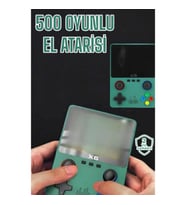 Mey İthalat® 3.5 İnç Ekran 1000 Oyunlu Oyun Konsolu El Atarisi Miüzik Dinleme ve Kitap Okuma