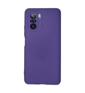 Xiaomi Poco F3 Kılıf Nano İçi Kadife Silikon - Mor