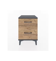 Hyperion Komodin 2 Çekmeceli 44x44x64 Antrasit-Çam