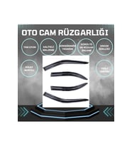 Toyota Prius 2009 Cam Rüzgarlığı (Siyah)