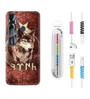 Tecno Spark 6 6 Go 8C 8 Pro 7 7 Pro Kılıf Kablo Koruma Spiral Silikon Göktürk 3 1412