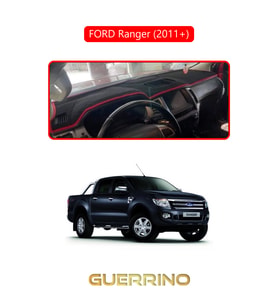 FORD Ranger (2011+) ;TORPİDO KORUMA HALISI KIRMIZI KENAR