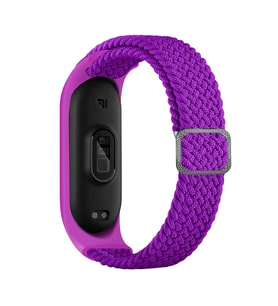 Xiaomi Mi Band 3 Uyumlu Kordon Örgü İşlemeli Yumuşak Hasır KRD-49 Kayış