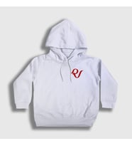 Presmono Unisex Çocuk Beyaz Logo K-Pop Red Velvet Kapüşonlu Sweatshirt 276779tt (Beyaz)