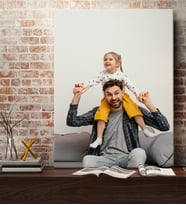 BK Gift Kişiye Özel Fotoğraflı Kanvas Tablo 50x70cm-1, Ev Hediyesi, Babaya Hediye, Babalar Günü Hediyesi
