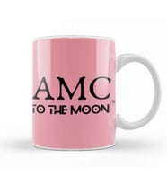 Amc Stock TO THE MOON Queens Kupa Bardak Porselen