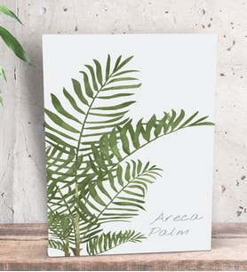 BK Gift Green Plant Tasarımlı Dekoratif Mini Kanvas Tablo 15x20cm-4