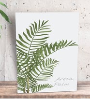 BK Gift Green Plant Tasarımlı Dekoratif Mini Kanvas Tablo 15x20cm-4