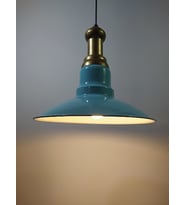 MYLİGHTS  TURKUAZ  YEŞİL  METAL SARKIT VİNTAGE AVİZE BRONZ ASKILI