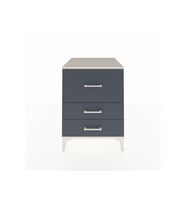 Kronos Komodin 3 Çekmeceli 60x59x80 Aytaşı-Antrasit