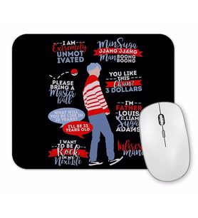 BTS Suga Quotes Mouse Pad