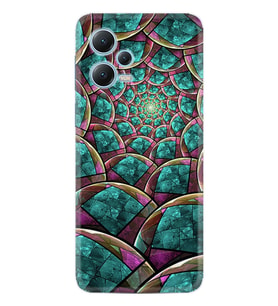 Xiaomi Redmi Note 12 4g Kılıf Resimli Desenli Silikon Platinium Series Circles 1828