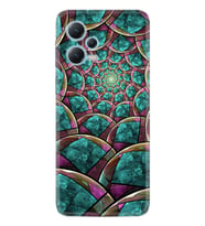 Xiaomi Redmi Note 12 4g Kılıf Resimli Desenli Silikon Platinium Series Circles 1828