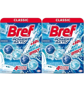 Bref Power Aktiv Klozet Bloğu Okyanus Kokulu  (2 Li Set) (2PK*1)