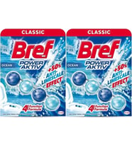 Bref Power Aktiv Klozet Bloğu Okyanus Kokulu  (2 Li Set) (2PK*1)