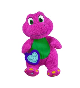 HYG89 Fisher-Price Kalp Yapan Barney Pelüş Oyuncağı