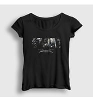 Presmono Kadın Siyah Band Ensiferum T-Shirt 145348tt