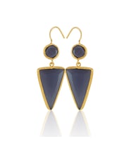 Kadir Jewellery 22 Ayar Altın Kaplama Kadın Sallantılı Küpe -El İşçiliği Ve Hipoalerjenik Küpe