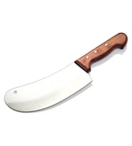 Bursa Paslanmaz Mutfak Soğan Satırı, Börek Bıçağı No:1, 15 Cm - Ahşap Sap