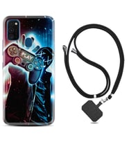 Samsung M21 M22 M23 M30 M31S M32 Kılıf Boyun Askılı Silikon Play Me 1757