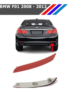 BMW F01 Arka Tampon Reflektörü 2008-2012 - Sağ