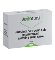 Venatura İnositol ve Folik Asit Metilfolat 20 Saşe