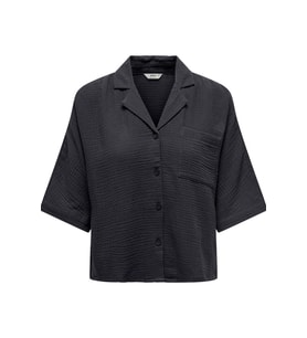 ONLTHYRA SS SHIRT NOOS WVN (Siyah)