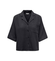 ONLTHYRA SS SHIRT NOOS WVN (Siyah)