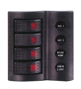 BFY 4'LÜ  SWITCH PANEL B.S TEKNE, YAT VE KARAVAN