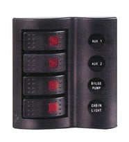 BFY 4'LÜ  SWITCH PANEL B.S TEKNE, YAT VE KARAVAN
