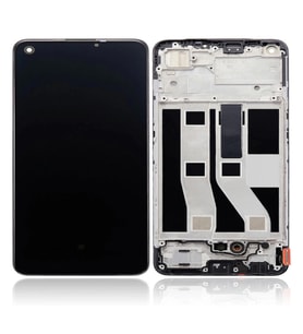 Oppo A74 4G İle Uyumlu Oled Ekran Dokunmatik Çıtalı Cph2219 (Siyah)