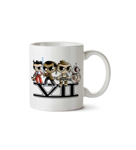 Star Wars Episode 7 The Powerpuff Girls iki Tarafı Baskılı Kupa Bardak