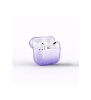 Apple Airpods 3. Nesil Uyumlu Zore Allstar Airbag 32 Parlayan Simli Saydam Renkli Kılıf (Mor)