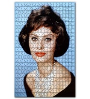 Cakapuzzle Sophia Loren Yakın Çekim Puzzle Yapboz MDF (Ahşap) (120 Parça)