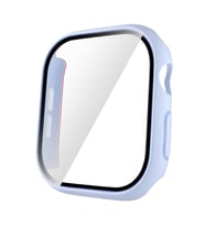 Apple Watch 10 42mm Uyumlu Sert PC Kasa ve Ekran Koruyucu Zore Watch Gard 35 (Buz Mavisi)