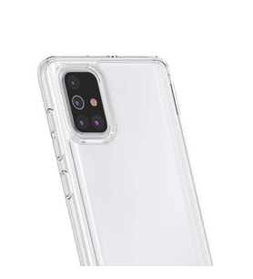 Samsung Galaxy A71 Kılıf Full Şeffaf Sararmaz Kapak (Renksiz)