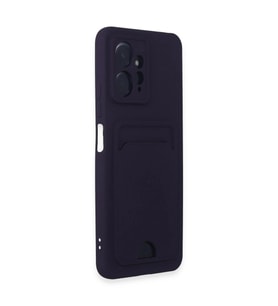 Note 12 4g Kılıf Kelvin Kartvizitli  - Derin Mor