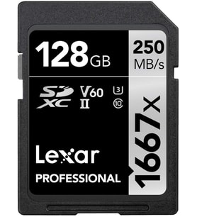 Lexar Professional 128 Gb 1667X Sdxc Hafıza Kartı (250Mb/S-90Mb/S)