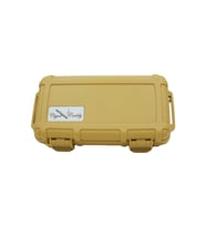 Cigar Caddy 5 Tan Travel Humidor Puro Kutusu (Karışık)